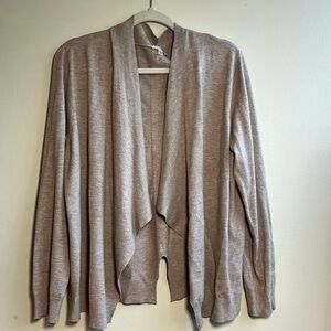 Throw/poncho style sweater